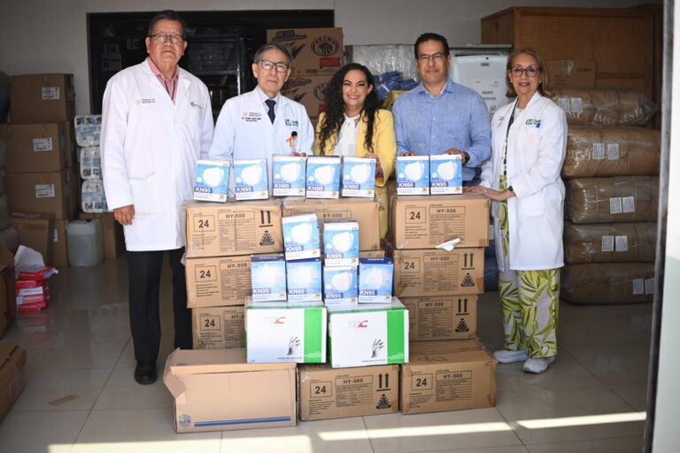 Senadora Olga Sosa realiza donativos de insumos médicos a Hospitales de Tampico para apoyar al acceso a la salud pública.