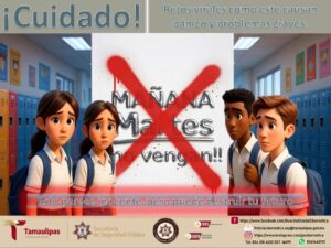 🚨 Alerta: ‘reto’ peligroso en escuelas