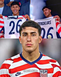 Alejandro Zendejas ya luce oficialmente la camiseta con la que disputará la Copa del Mundo 2026 con Estados Unidos.