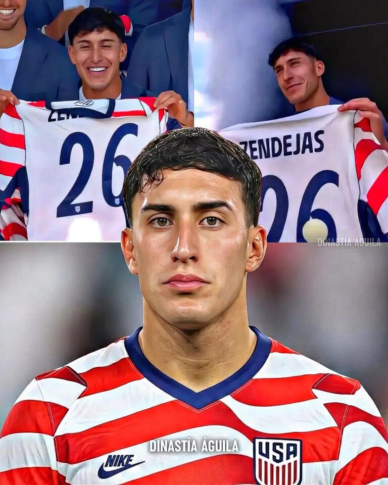 Alejandro Zendejas ya luce oficialmente la camiseta con la que disputará la Copa del Mundo 2026 con Estados Unidos.