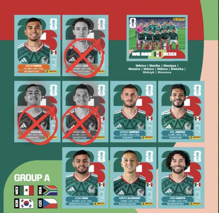 🚨⚽ ¡PANINI NO LOS BORRÓ A TIEMPO! 📖🇲🇽