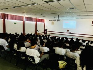 Difunde SABG “Transparencia en Corto” ante alumnos del CBTis 236