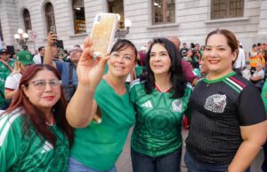 Mónica Villarreal reúne a más de 2 mil personas en el municipio de Tampico para celebrar el triunfo de México 2-0 sobre Ecuador