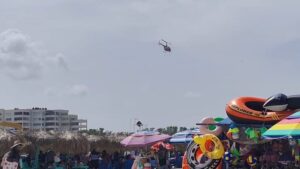 Con vigilancia aérea, Guardia Estatal refuerza seguridad en playas tamaulipecas