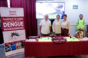 Mónica Villarreal fortalece estrategia de prevención y combate al dengue en Tampico