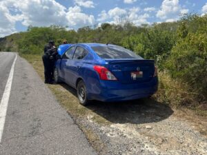 Guardia Estatal brinda asistencia a conductora ante falla mecánica en carretera