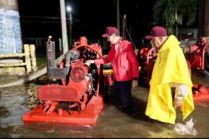 Trabajarán las 24 horas para desalojar agua en Ciudad Madero