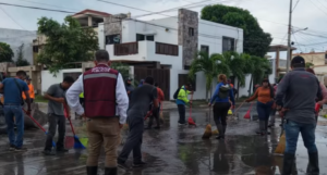 Madero redobla esfuerzos: llevan limpieza a zonas afectadas por las lluvias