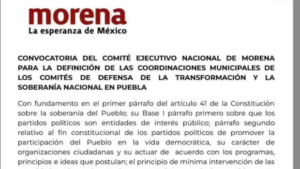 Morena lanza convocatoria a las alcaldías
